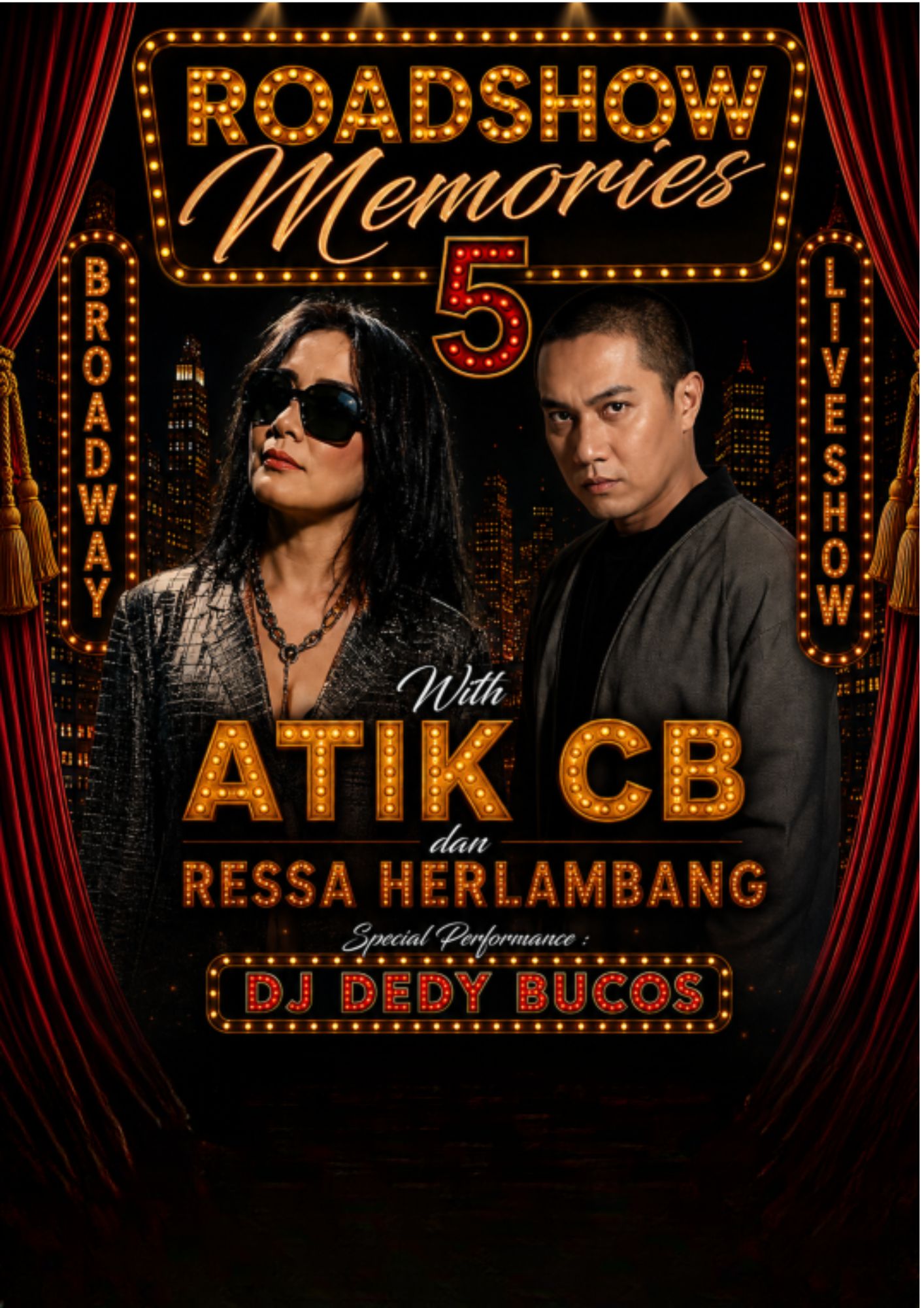Poster Roadshow Memories 5 — Atiek CB & Ressa Herlambang